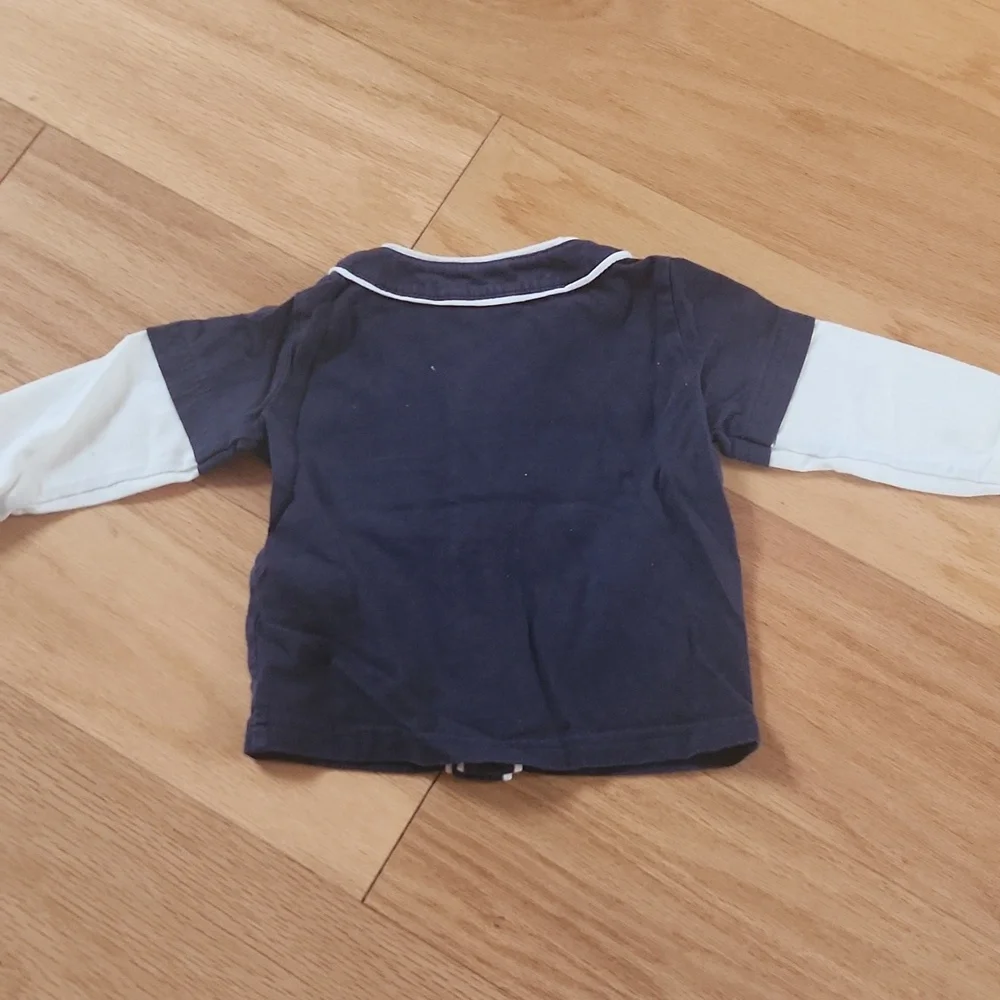 Carter's Bulldogs baseball league camp 6 months long sleeves shirt